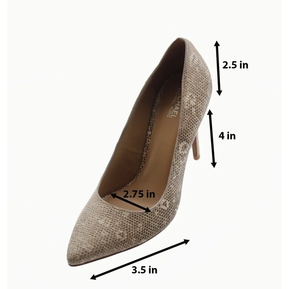 Michael Kors Womens Claire Snakeskin Embossed Pump Size 6M 4OS8CLHP3E
